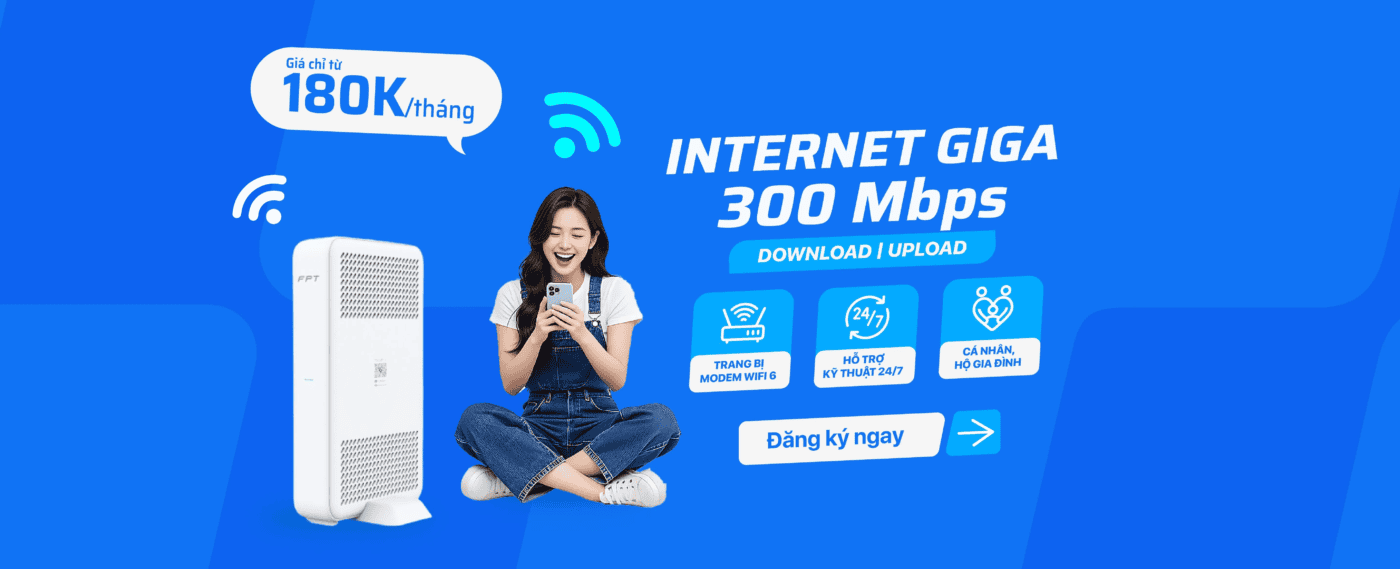 Lắp mạng WiFi FPT